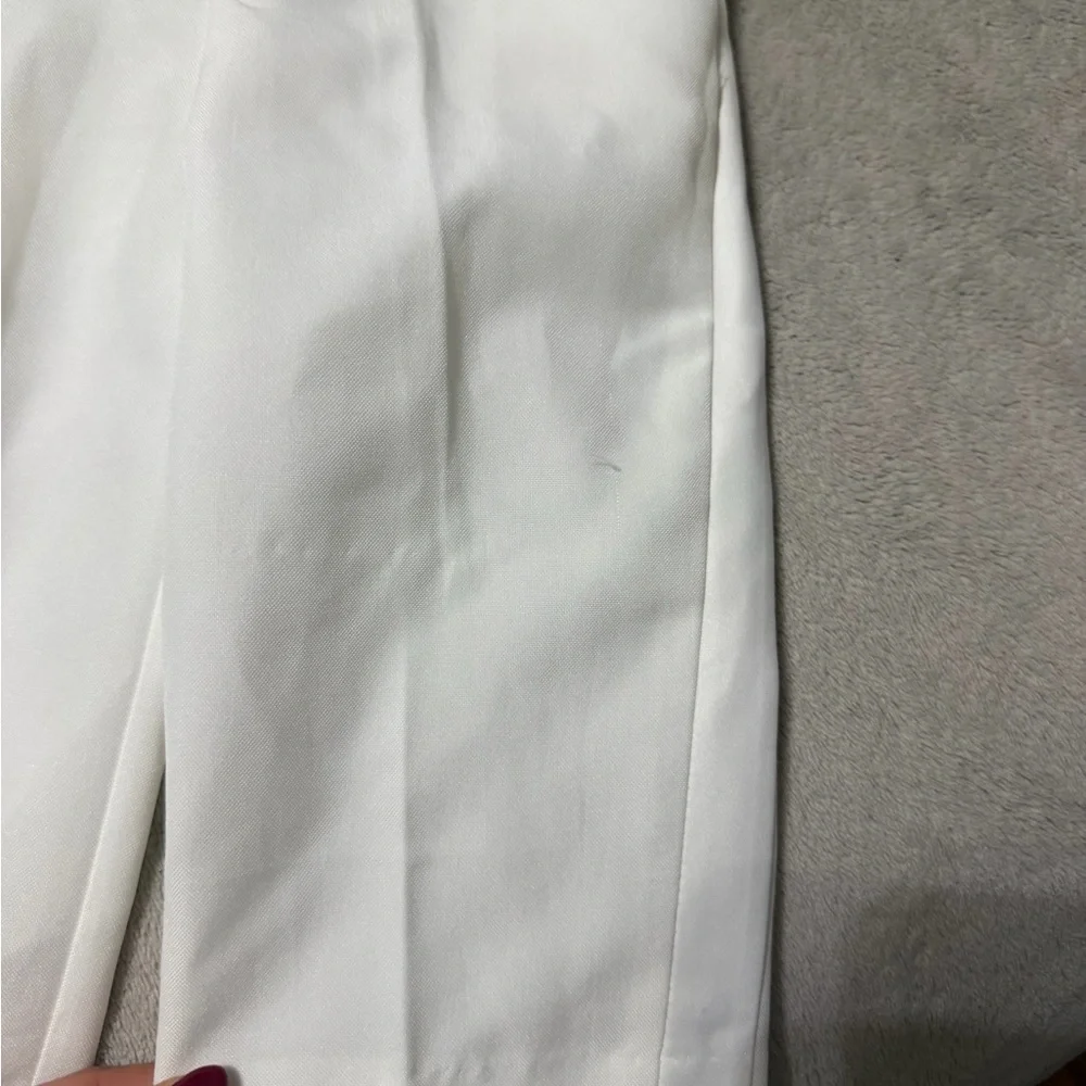 Beau Elegant White Baby boy white tuxedo like new
